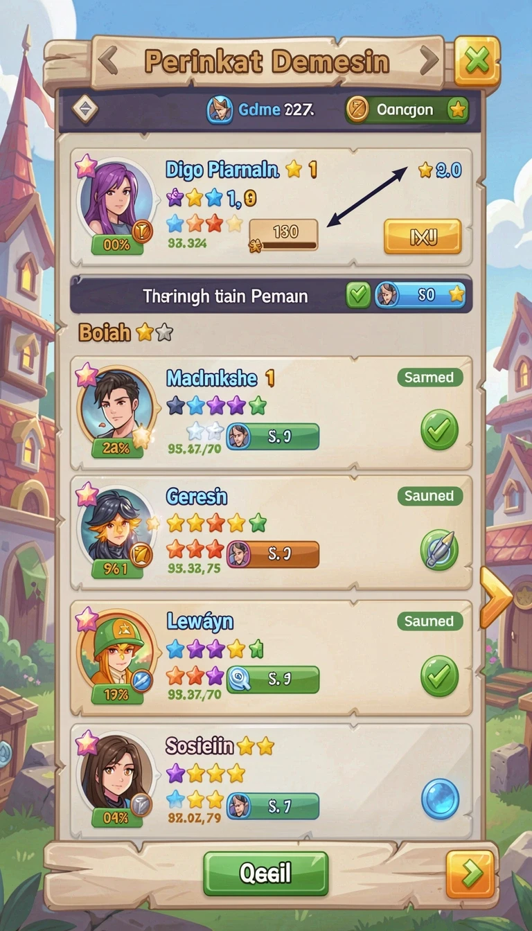 Cuplikan layar menu unduhan cakrivo untuk perangkat Android
